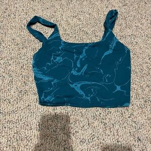 Such a soft fun green crop top